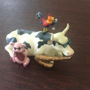 Cow Parade “mixed Plate Blues